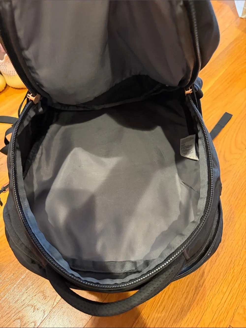 The North Face RECON Black Backpack rose gold! Good condition and plenty of life